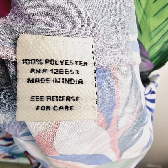 Rachel Zoe Tropical Leaf Palm Print Skirt NWT, size Medium - Picture 10 of 11